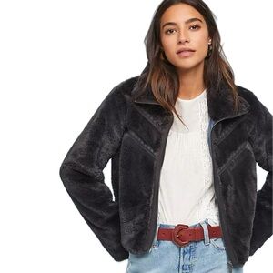 Anthropologie Faux Fur Jacket
